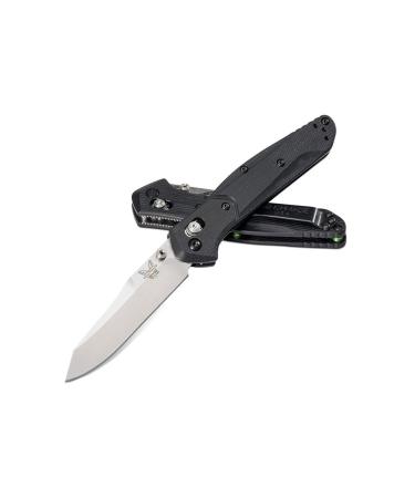 Benchmade - 940 EDC Manual Open Folding, Made in USA, Reverse Tanto Blade Knife Black G10 Handle/Satin Finish