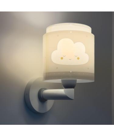 Dalber Children's Wall Lamp - Baby Dreams Cloud Grey E27 | Stylish Lighting for Kids' Rooms - Buy Online on SooperMarket.com