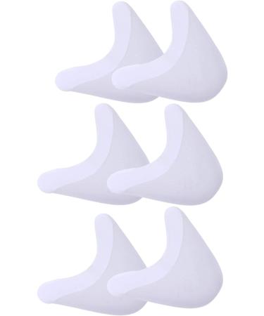 Women's Toe Separators & Ballet Shoe Cushions Set | Forefoot Toe Sleeves for Pumps | 2 Pcs White Pumps Cushions - 11x9.2cm - Buy Online on SooperMarket.com
