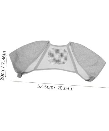 WOONEKY Shoulder Protector Shoulder Support Brace Double Shoulder Support Double Shoulder Brace Spandex Grey - Buy Online on SooperMarket.com