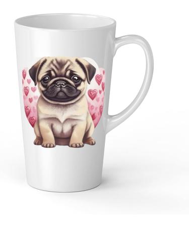 White Ceramic Baby Carlin Mug - Large 483 ml Perfect for Hot Chocolate or Milk Fun and Easy to Use - Buy Online on SooperMarket.com