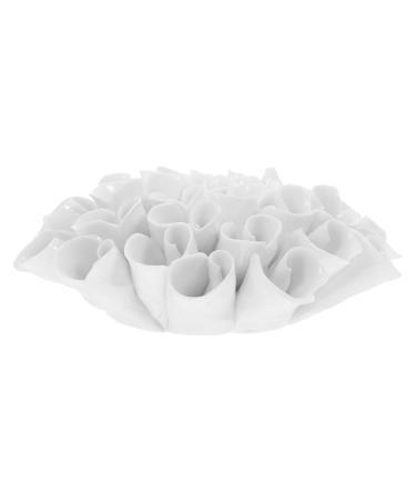 HOLIDYOYO 1pc Ceramic Sunflower Decorations Wall Art Decor Wall Decor Grace Decor Ceramics White