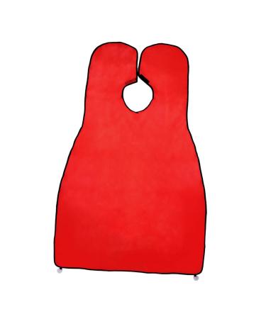 predolo Beard Shaving Bib The Trimming Apron Beard Apron Beard Care Cape Apron Catcher Red