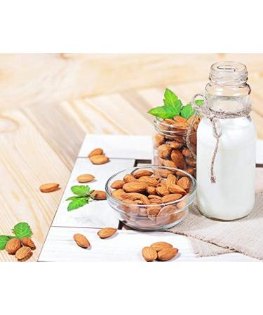 1 lb Organic Non-GMO Whole Raw Unpasteurized Almonds - Vegan Kosher Bulk Keto Snack - Vitamin E Protein - Almond Milk Nut Butter Desserts - 1 lb Pack - Buy Online on SooperMarket.com