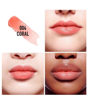 DIOR Lip Glow 004 Coral - Hydrating Color Balm 3.2g | 1 Pack - Shop Internationally - Buy Online on SooperMarket.com