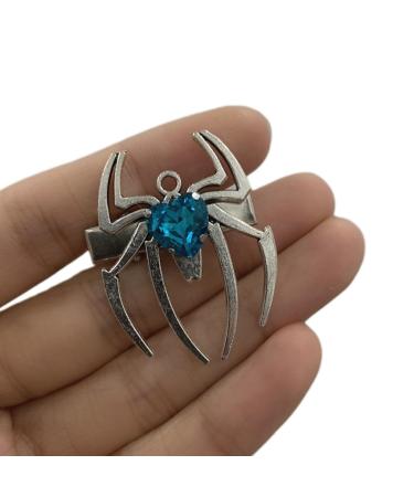JSGHGDF Spiders Hair Clip for Teens Girl Cool Hairpins Side Clip Hair Barrettes for Women Side Hair Blue