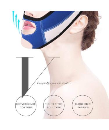 Face Slimming Cheek Mask - Lifting & Tightening Skin Bandage for Double Chin Removal | Facial Relaxation Strap Belt for Sleeping - Buy Online on SooperMarket.com