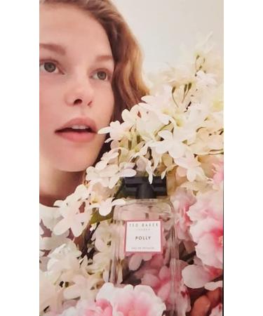 Ted Baker Floret Polly EDT Peach and Mandarin Top Notes with Jasmine and Honeysuckle Base Notes Glass Bottle Polly Fragrance 100ml - Buy Online on SooperMarket.com
