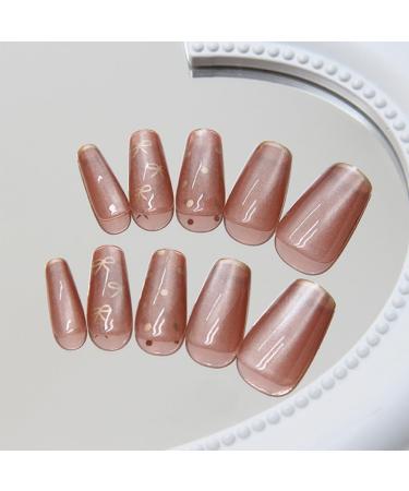 Ruarby Professional French Tip Press on Nail False Nails Full Cover Artificial Nails Tips Art Accessories for Fashion Women - Buy Online on SooperMarket.com