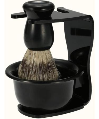 Buy Cabilock 2pcs Shaving Brush Holder & Stand Set - Black Shaving Brush & Razor Stand for Perfect Grooming - International Shipping Available - Buy Online on SooperMarket.com