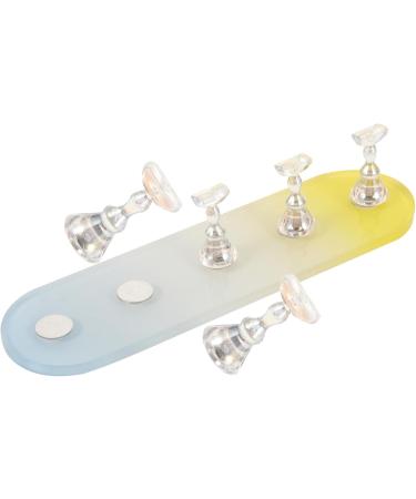 minkissy 4 Sets Nail Practice Holder Nail Display for Nail Painting Beauty Nail Stands Press on Nails Rack Beauty Nail Display Convenient Nail Stands Plastic Decorative Nails Accessories - Buy Online on SooperMarket.com