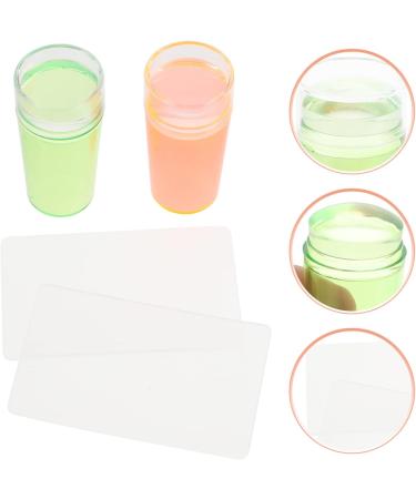 Lurrose Nail Stamp Set - Double-Head Silicone Stamper & Scraper for Stunning Nail Art | International Shipping Available - Buy Online on SooperMarket.com