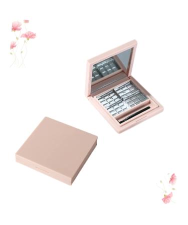 NOLITOY 6 Pcs Empty Eyeshadow Pans - DIY Pink Eye Shadow Palette & Organizer | Magnetic Makeup Tray for Highlighter & Lip Balm - Buy Online on SooperMarket.com