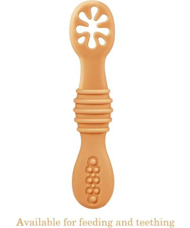 Pandaear 7-Piece Silicone Baby Spoon Set for Self-Feeding | BLW Cutlery for 4+ Months | Porridge & Learning Utensils - Buy Online on SooperMarket.com