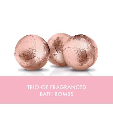 Baylis & Harding Jojoba Vanilla & Almond Oil Bath Bomb Heart Trio Gift Set - Vegan Friendly - Buy Online on SooperMarket.com