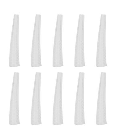 10 pieces tweezers protective covers anti-dust anti-slip eyelash grafting tweezers tip cover