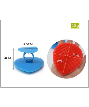FRCOLOR Silicone Cleaning Pad Suction Cup Face Brush Face Scrub Silicone Face Sponge Face Washer Face Massage Brush with Suction Cup Cleaning Brush Pack of 12 mediumx3pcs - Buy Online on SooperMarket.com