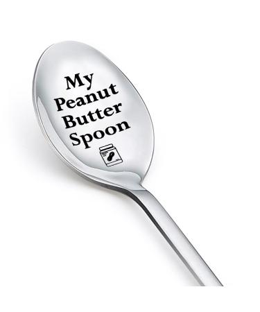 My Peanut Butter Spoon Gift for Granddaughter Grandson Birthday Bday Gifts for Peanut Butter Lovers Valentines Day Gift for Husband Wife Peanut Butter Gifts for Friends Mom Dad Magic Spoons