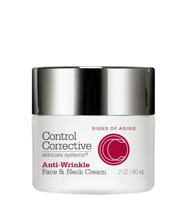 CONTROL CORRECTIVE Anti-Wrinkle Face And Neck Cream 2 Oz - An Advanced Peptide-Based Moisturizer For Aging Skin Smooths Softens Brightens & Hydrates Aged Skin Active Cosmeceuticals Firms Laxity