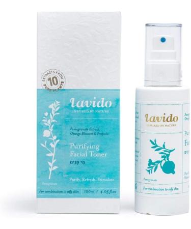 Lavido Natural Purifying Facial Toner - Refresh Purify & Stimulate | 4.05 fl oz (120 ml) - International Shipping Available - Buy Online on SooperMarket.com