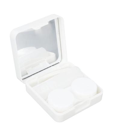 Biitfuu Contact Lens Case - Portable Cartoon Love Series for Office | Durable Plastic - Black Side Love - Buy Online on SooperMarket.com