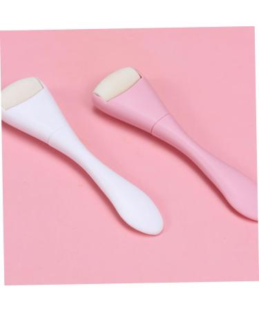 NOLITOY Oil Removal Roller Tool - Face Skin Oil Control & Absorbing Stick | Volcano Stone Massager - Pink Double Head Face Care Roller - Buy Online on SooperMarket.com