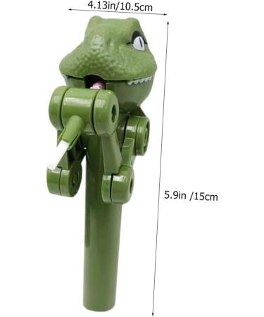 ORFOFE 2pcs Lollipop Machine Dinosaur Lollipops for Food Toy Mini Kid Toys Popular Candy Tool Toys Plastic - Buy Online on SooperMarket.com