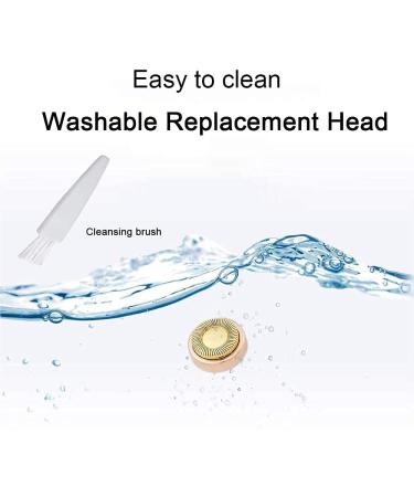 Gen 1 Facial Hair Remover Replacement Heads - Compatible with Finishing Touch Flawless Tool - 2 Count, 18K Gold-Plated Rose Gold - Buy Online on SooperMarket.com