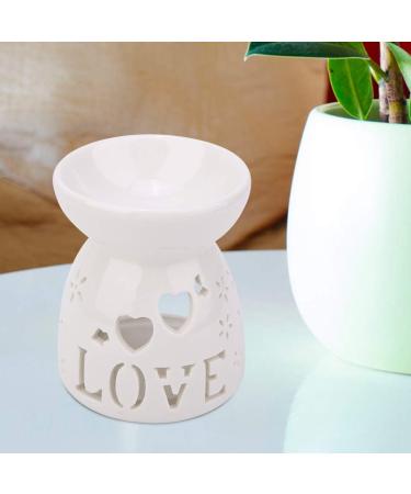 Solomi Fragrance Lamp Love - Ceramic Candle Holder & Essence Oil Burner | International Shipping - Buy Online on SooperMarket.com