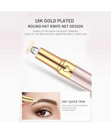 USB Rechargeable Eyebrow Trimmer & Pencil Hair Remover - Precision Shaper for Facial & Labial Grooming - Buy Online on SooperMarket.com