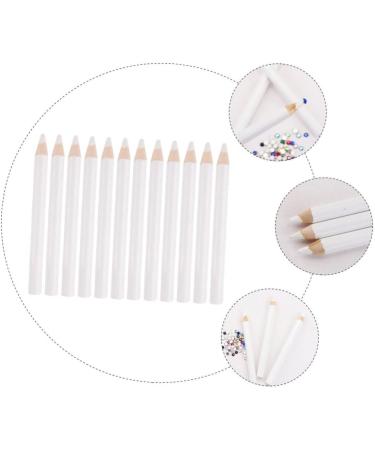 DOITOOL 120 Pcs Nail Point Drill Pencil Nail Art Tool Nail Dotting Pen Sticky Dotting Pen Rhinestone for Nails Rhinestone Picker Pen Rhinestone Picker Tool White Dot Wood Nail Pen - Buy Online on SooperMarket.com