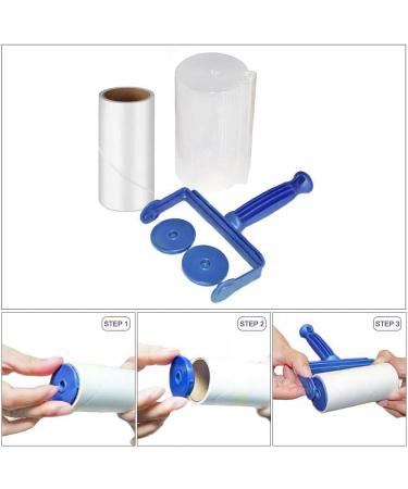 Lint Rollers for Pet Hair Remover Roller Sticky Roller Clothes Brush 600 Sheets Adhesive Roller with 10 Lint Roller Refills & 2 Handles for Coat Fabric Bed Fluff & Dust - Buy Online on SooperMarket.com