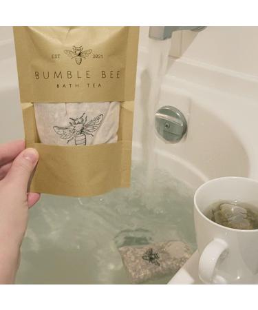 Bumble Bee Bath Tea: Organic Herbal Sleepytime Tea for Relaxation & Stress Relief Soothing Chamomile & Lavender Scent for Wellness & Muscle Relief - Buy Online on SooperMarket.com