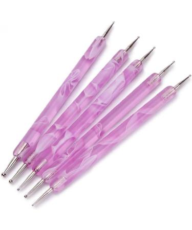PiniceCore 5Pcs Nail Dotting Pen Set - 2-ended DIY Marbleizing Tool for Manicure & Nail Art | International Shipping Available - Buy Online on SooperMarket.com