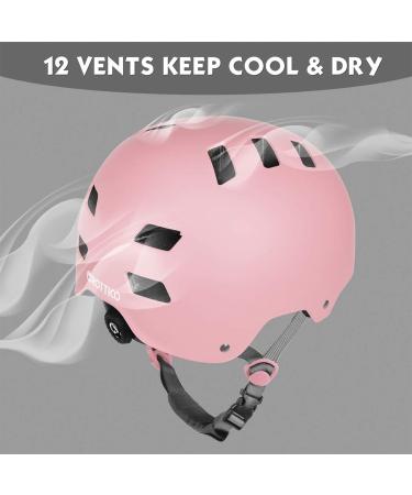 GROTTICO Toddler-Kids-Bike-Skate-Helmet for Boys Girls  Muti-Sport for Scooter Skateboard Helmet  Adjustable for 2-14 Years Older Children Matte Pink M (21.6-22.8inch/55-58cm) - Buy Online on SooperMarket.com
