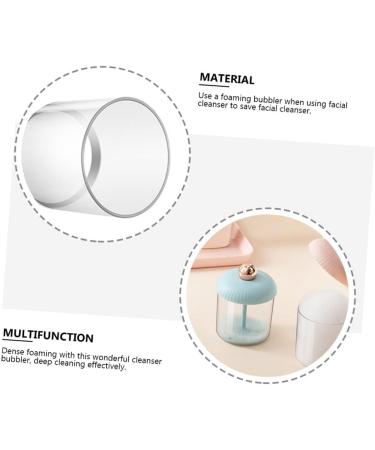 Healeved Sparkling Bottle Foaming Hand Pump Facial Foam Maker Bubble Foamer Facial Soap Face Cleaner Stuffed Marshmallows Bubble Maker Foam Dispenser Abs Simple Shampoo 10.50X7.80X7.80CM Blue - Buy Online on SooperMarket.com