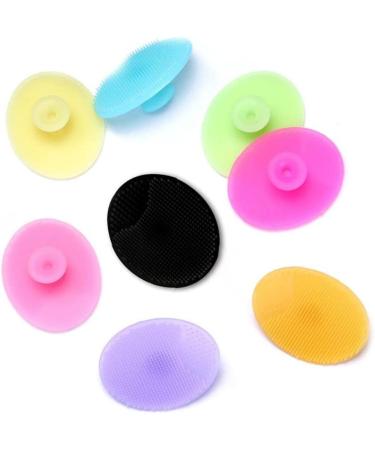 1 Pack Face Scrubber Soft Silicone Cleansing Brush Face Exfoliator Blackhead Pore Pad Cap Face Wash Brush for Deep Cleaning Skin Care Blue - Buy Online on SooperMarket.com