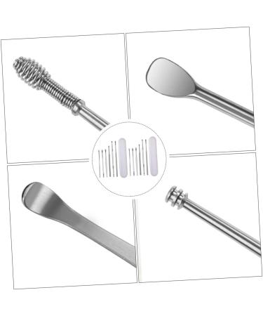 Stainless Steel Ear Cleaning Kit - 6 Sets Ear Pick Scoop Curette Set - Buy Online on SooperMarket.com