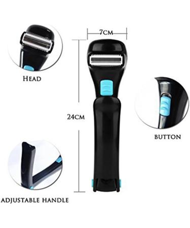 FOMIYES Electric Razor for Men - Versatile Shaver & Back Hair Removal - Long Handle Epilator - Foldable Design - Ultimate Grooming Solution - Buy Online on SooperMarket.com