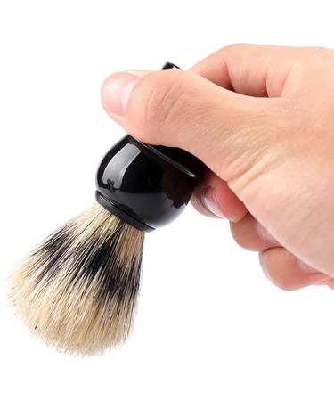 Buy Men's Back Razor Set - 4pcs Ultra-Soft Bristle Shave Brush & Handle - Perfect for Inner Shaving - Silver Spitz Roof Design - Buy Online on SooperMarket.com