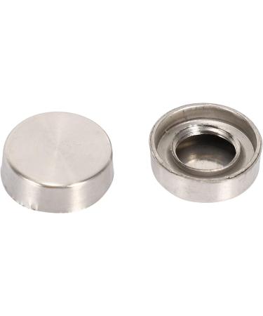 KVSERT 16 mm Stainless Steel Mirror Screw Cap (48 Pieces) - Buy Online on SooperMarket.com