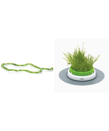 Catit Play Track Super - Super Circuit & Grass Planter - Grass Planter Super Play Track + Grass Planter