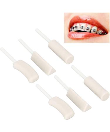 Buy Portable Orthodontic Pacifiers - Flexible Leveling Shell Professional Silicone 6 Pack (White Milk Flavor) - International Shipping Available - Buy Online on SooperMarket.com
