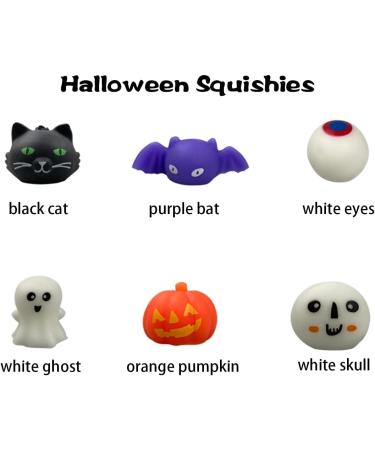QINGQIU 6 Pack Halloween Pumpkin Bath Bombs with Squishy Toys - Ideal Halloween Treat Bags Gifts for Kids - Buy Online on SooperMarket.com