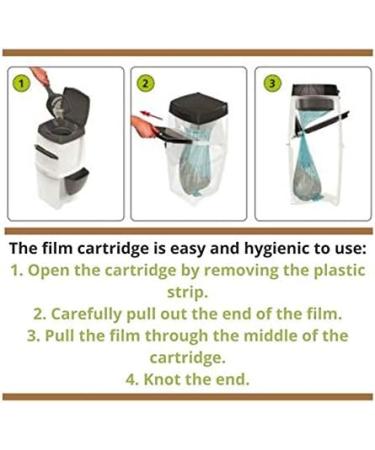 LitterLocker II Refill Cartridge- 1 Unit Hygienic Disposal System For Soiled Cat Litter Environmentally Friendly Cartridge Completely Hygienic Deodorizer Traps Odours - Buy Online on SooperMarket.com