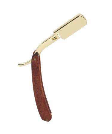 Ergonomic Vintage Beard Razor Stand for Men | Solid Wood & Stainless Steel Holder | Perfect Barber Shop Accessory - Buy Online on SooperMarket.com