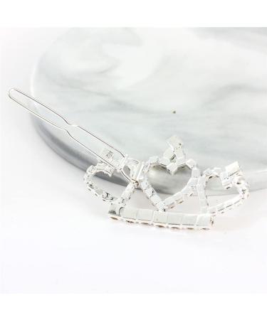 Rayminsino 4 Pack Dog Hair Clips with Crystal-Strass Crown | Cute Accessories for Small & Medium Long-Haired Pets - Buy Online on SooperMarket.com