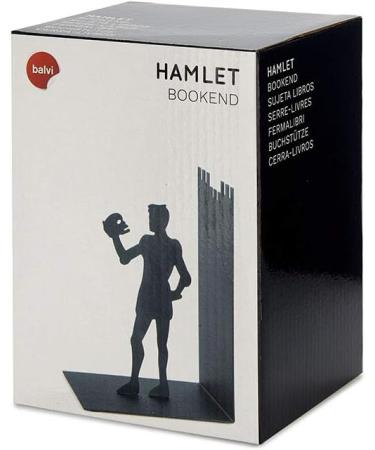 Buy Balvi Hamlet Black Metal Bookend - Unique Design for Stylish Home Organization | International Shipping Available - Buy Online on SooperMarket.com
