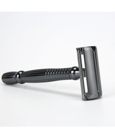 Buy Manual Safety Razor Set - Double-Edged Metal Shaver for Perfect Beard Trimming | International Shipping Available - Buy Online on SooperMarket.com