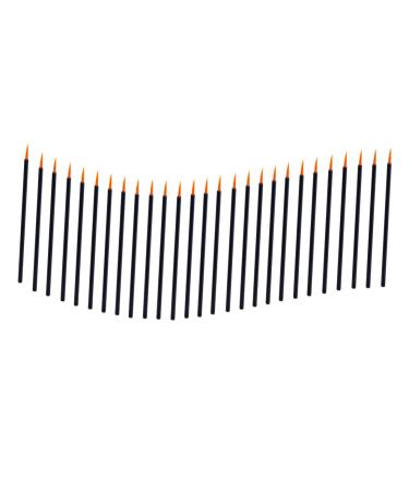 PLAFOPE 100pcs Point Eyeliner Makeup Gloss Brush Cosmetic Disposable Applicator Wands Tool Lip Fine
